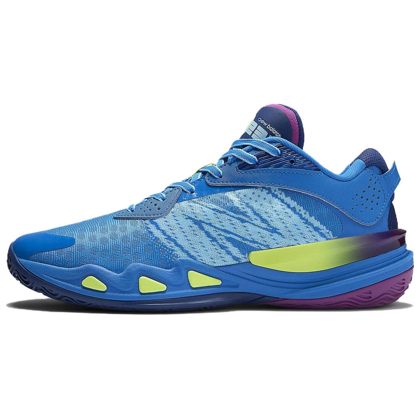 Кроссовки для баскетбола New Balance Hesi Low V2 Устойчивые к истиранию Низкие Кроссовки для тренировок Унисекс Синие - изображение 1
