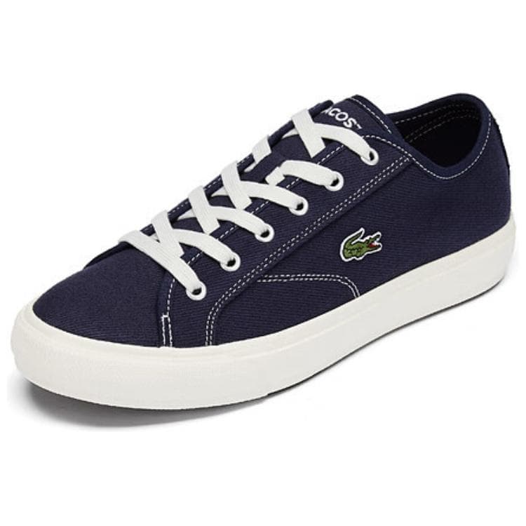 Кеды Lacoste Canvas Low-Top Navy - изображение 2