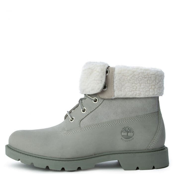Ботинки зимние Timberland Linden Woods Устойчивые к истиранию Амортизирующие Короткие Снежные Ботинки Женские Серые - изображение 1