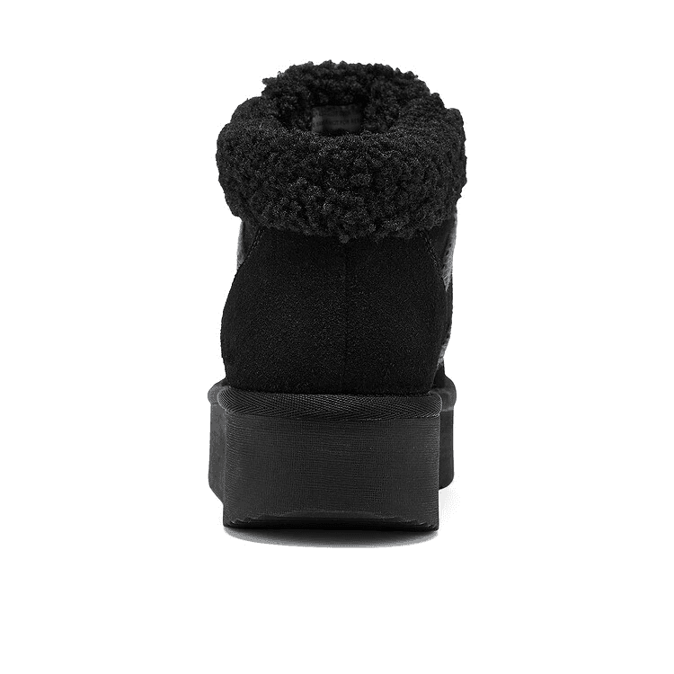 Ботинки зимние Skechers Suede Padded Mid Snow Boots Black - изображение 4