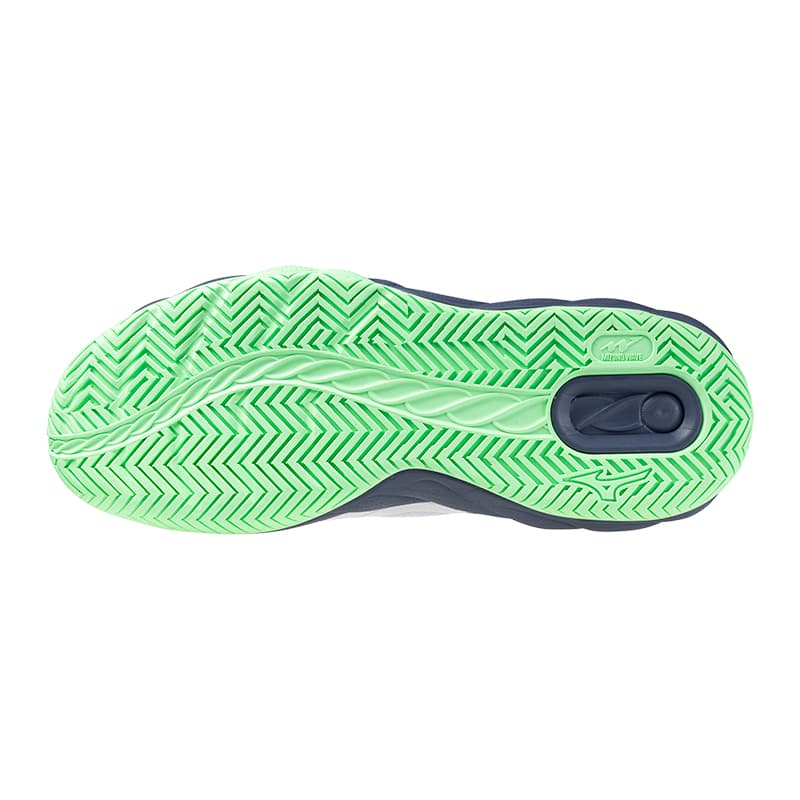 Кроссовки для тенниса Mizuno Wave Enforce Амортизация Устойчивость к истиранию Низкий верх Теннисные кроссовки Унисекс Белый - изображение 5