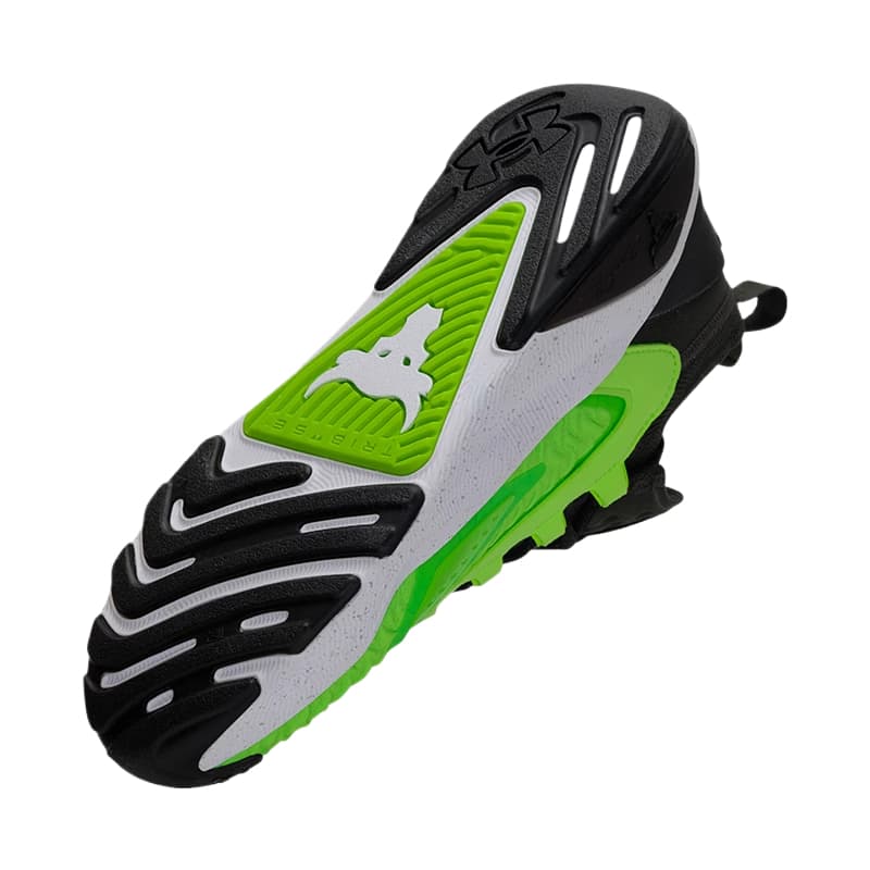 Кроссовки для спортзала Under Armour Project Rock 7 Амортизация Устойчивость к истиранию Низкий топ Кроссовки для тренировок Мужские Зеленый - изображение 6