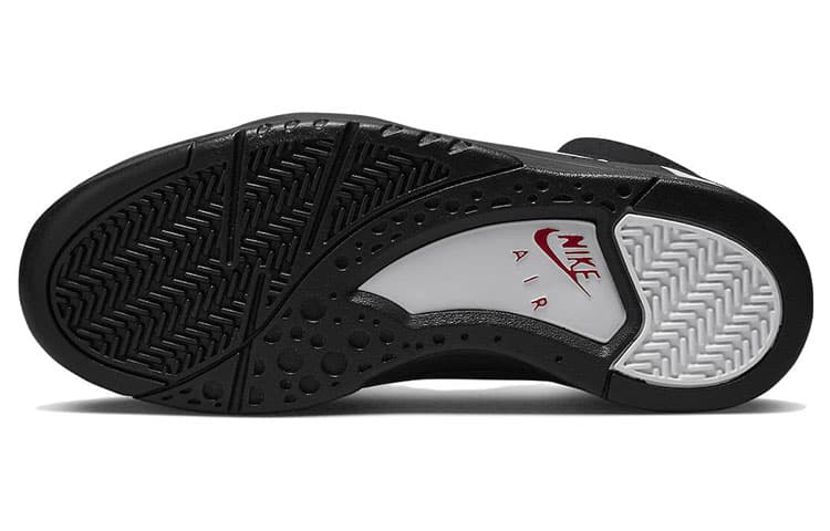 Кроссовки для баскетбола Nike Air Flight Lite Mid Black White - изображение 6