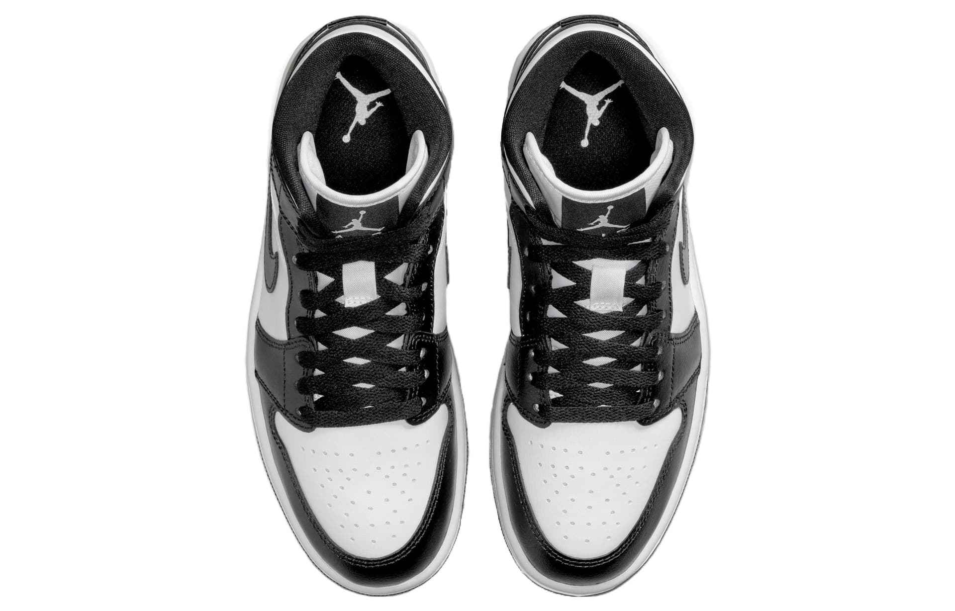 Ретро баскетбольные кроссовки Jordan Air Jordan 1 Mid "Panda" - изображение 4
