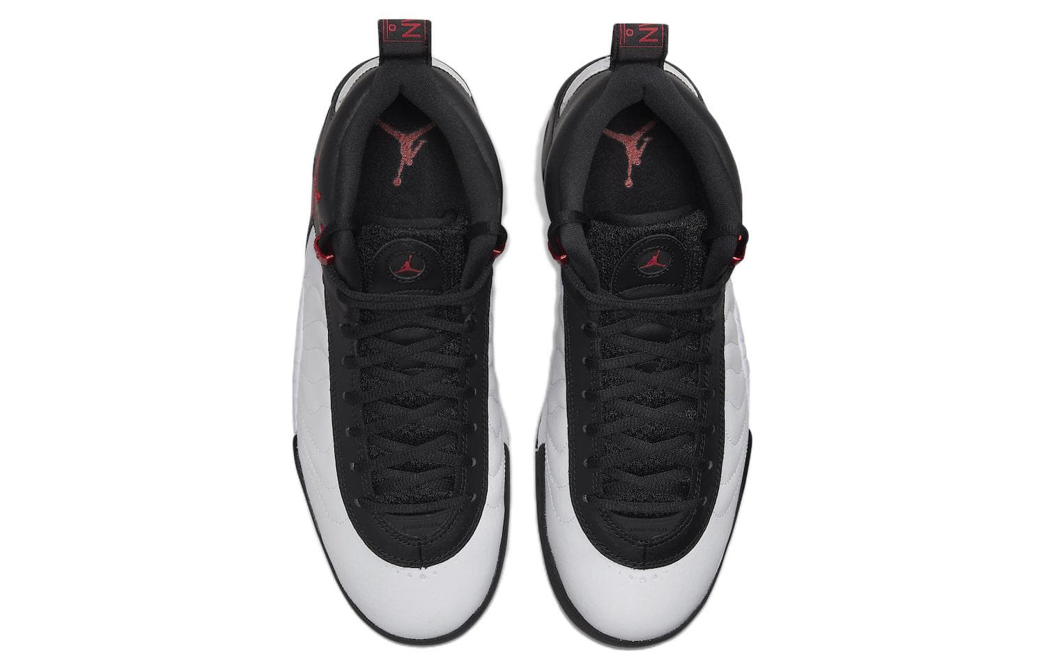 Ретро баскетбольные кроссовки Jordan Jumpman Pro Mid Black White Red - изображение 4