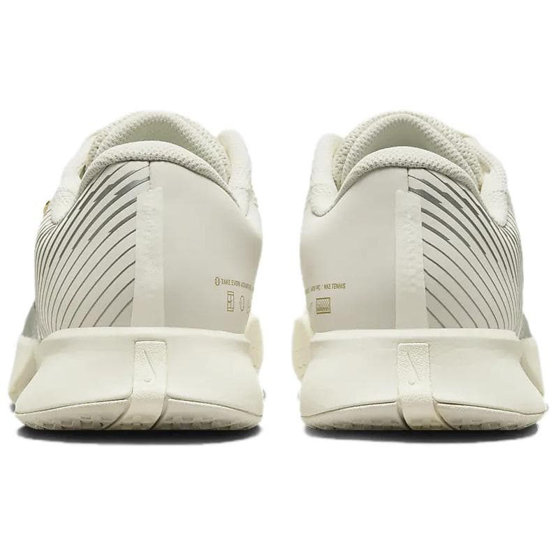 Кроссовки для тенниса Nike Court Vapor противоскользящие теннисные кроссовки с низким верхом женские светло-бежевые - изображение 3