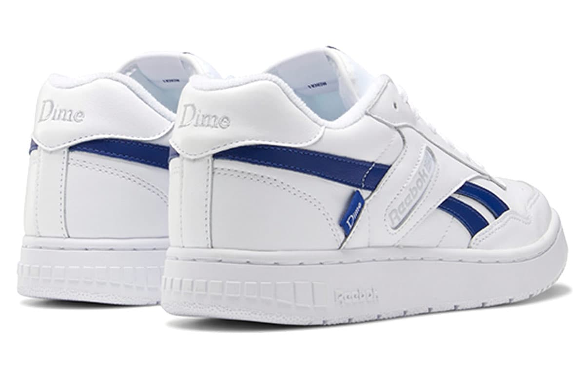 Ретро баскетбольные кроссовки Dime x Reebok BB 4000 White Blue - изображение 5