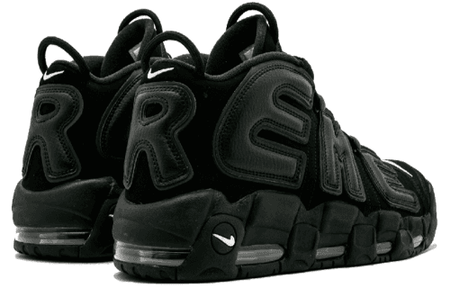 Кроссовки для баскетбола Nike Air More Uptempo Black - изображение 4