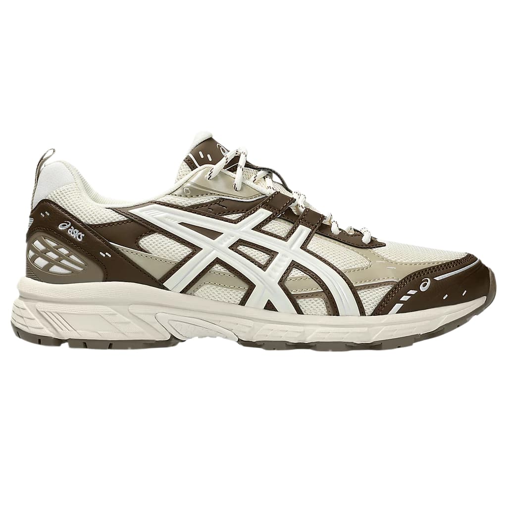 Кроссовки Asics Gel NUNOBIKI Низкие Кроссовки с Толстой Подошвой Унисекс Топленое Масло Белый Коричневый - изображение 2