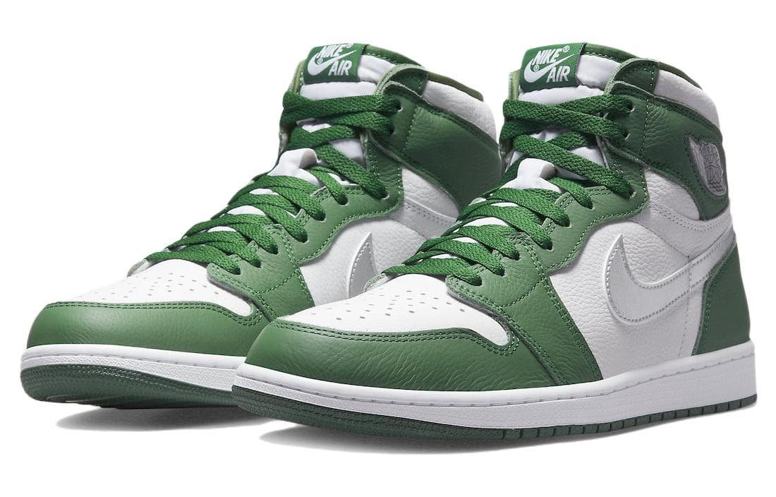 Ретро баскетбольные кроссовки Jordan Air Jordan 1 Retro High OG "Gorge Green" - изображение 3