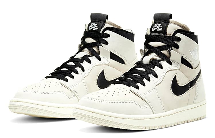 Ретро баскетбольные кроссовки Jordan Air Jordan 1 High Zoom Air CMFT "Summit White" — фото 3