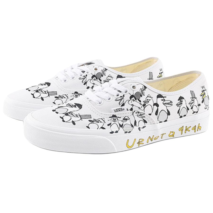 Кеды RIROO x Vans Аутентичные низкие кеды унисекс белые - изображение 3
