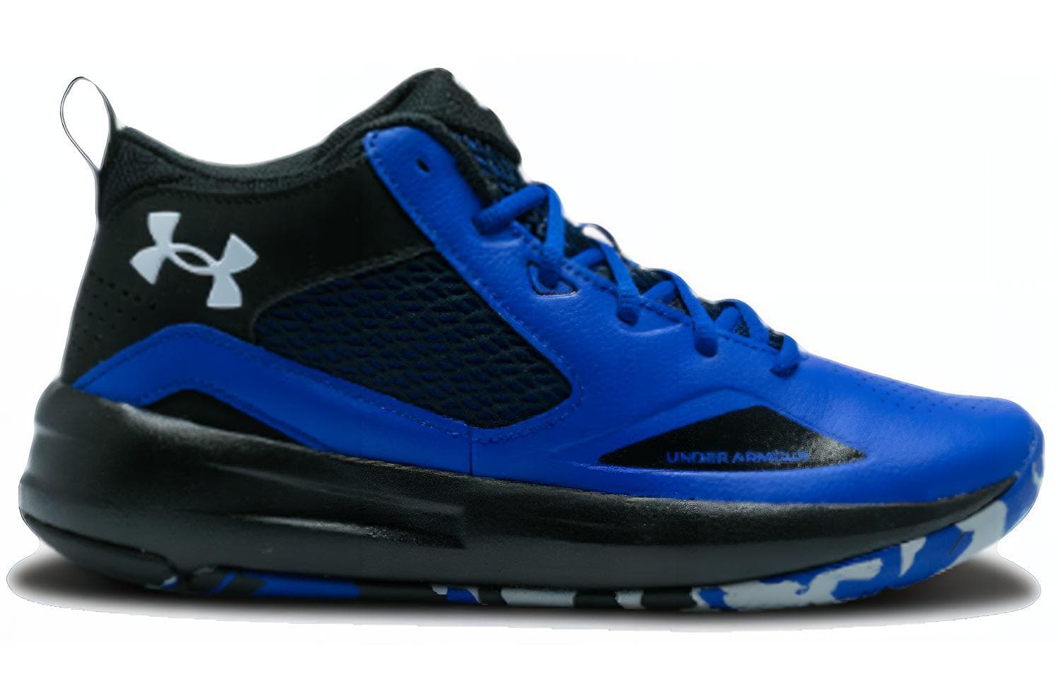 Ретро баскетбольные кроссовки Under Armour Lockdown 5 Blue - изображение 2