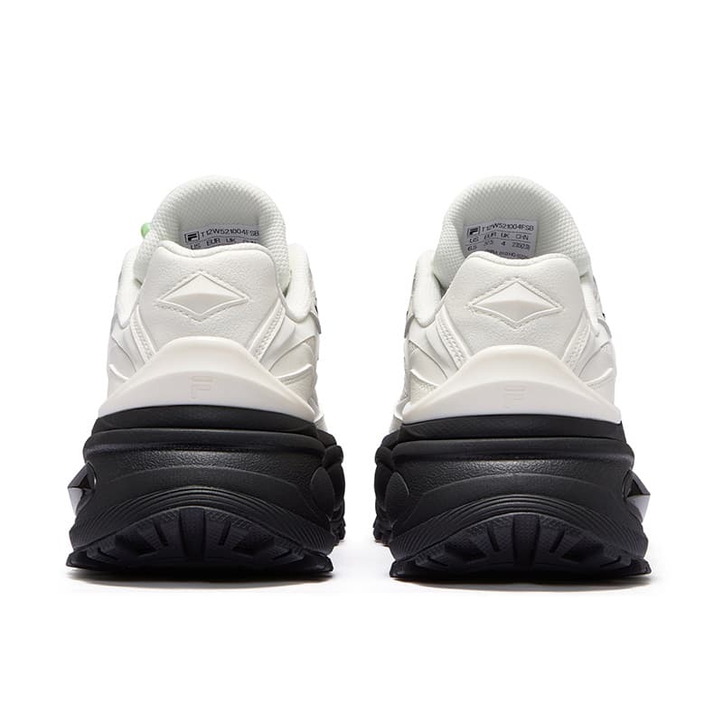 Кроссовки FILA FUSION BIANCO III визуально увеличивает рост Low Топ Массивные кроссовки Женские Снег Черный - изображение 4