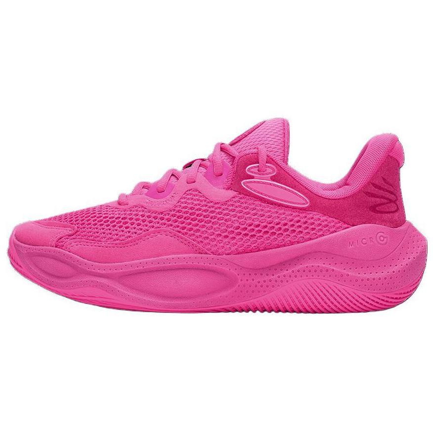 Кроссовки для баскетбола Under Armour Curry Splash 24 противоскользящие низкие баскетбольные кроссовки унисекс насыщенного фиолетового цвета - изображение 1