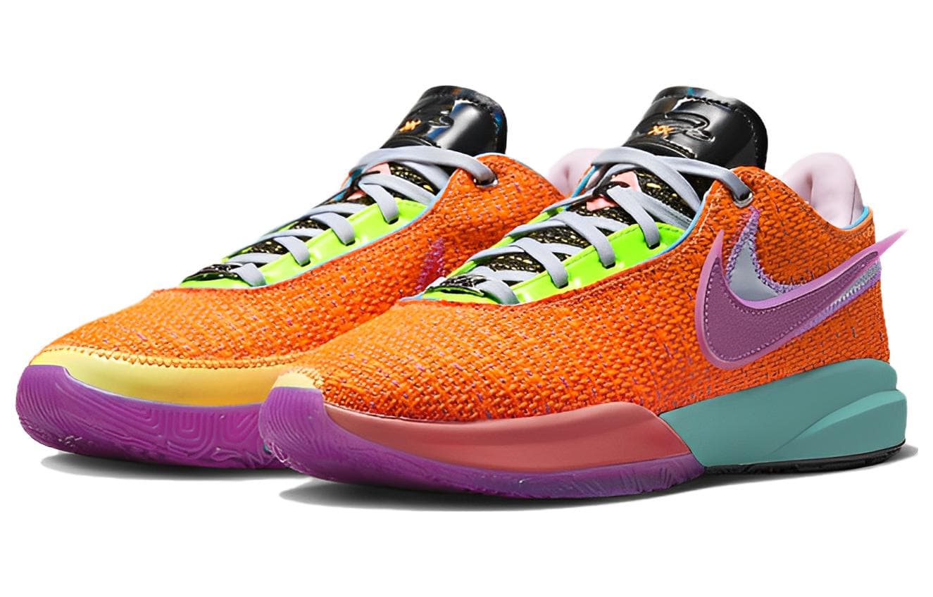 Кроссовки для баскетбола Nike LeBron 20 EP Orange Purple - изображение 2