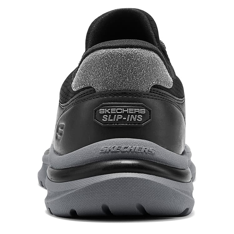 Skechers Синтетическая кожа текстиль Повседневная обувь Мужская Черная - изображение 4