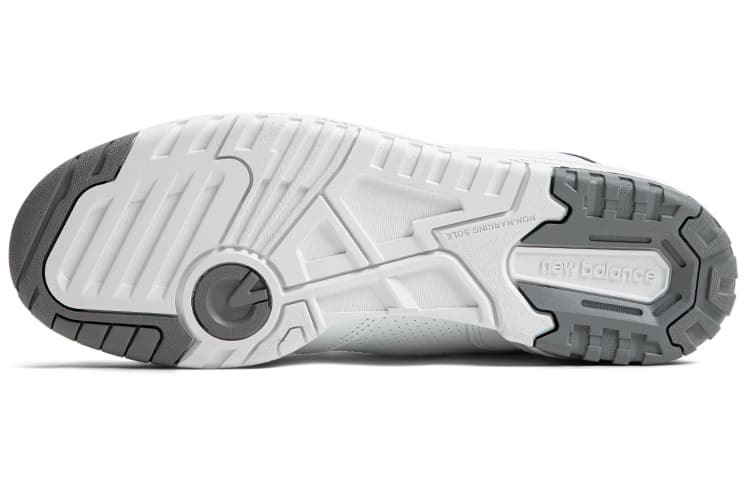 Ретро баскетбольные кроссовки New Balance 550 White Grey - изображение 5
