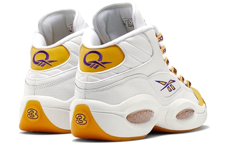 Кроссовки для баскетбола Reebok Question "Yellow Toe" - изображение 4