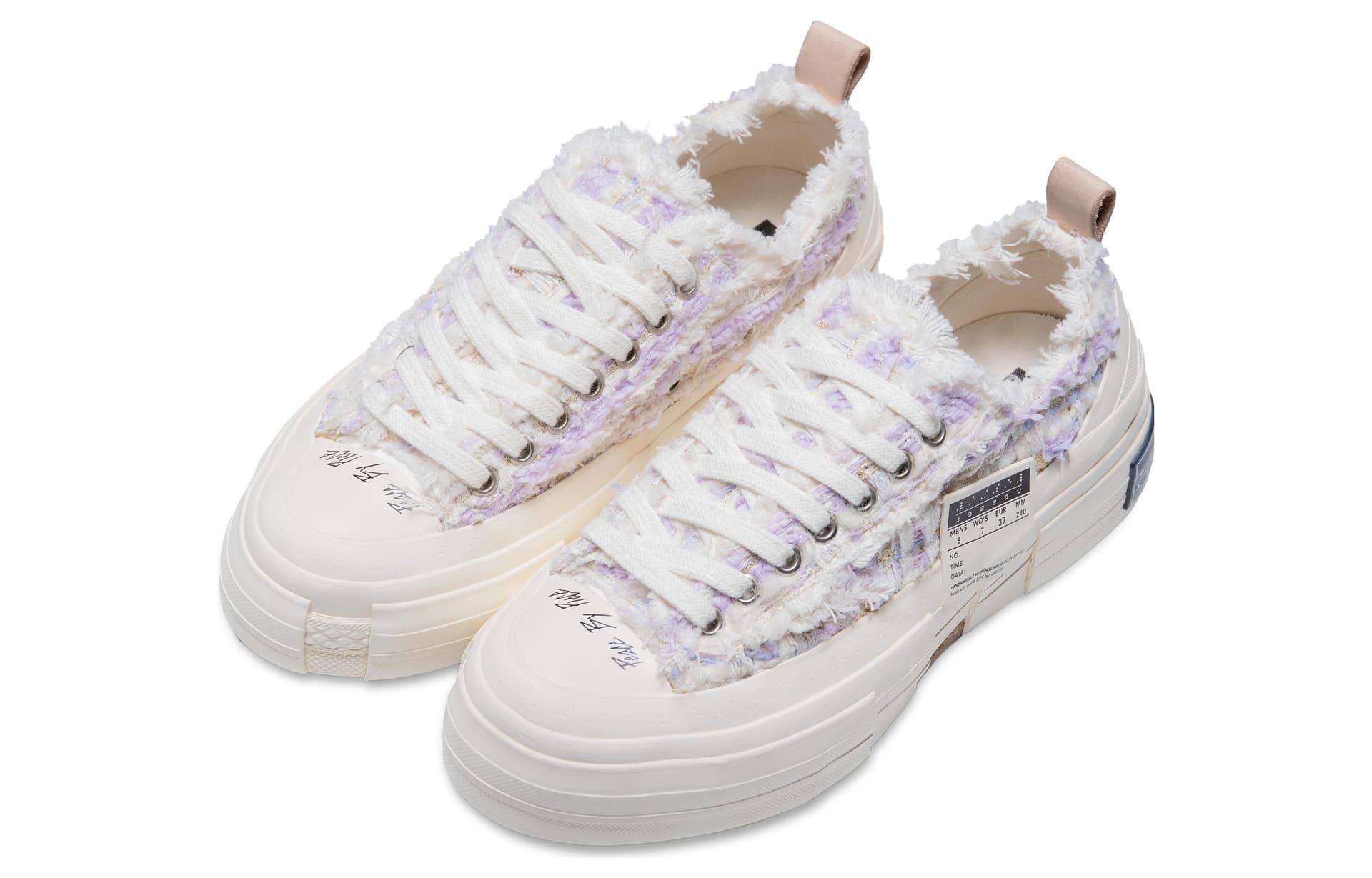 Кеды xVESSEL G.O.P. Lows "Lavender Tweed" - изображение 3