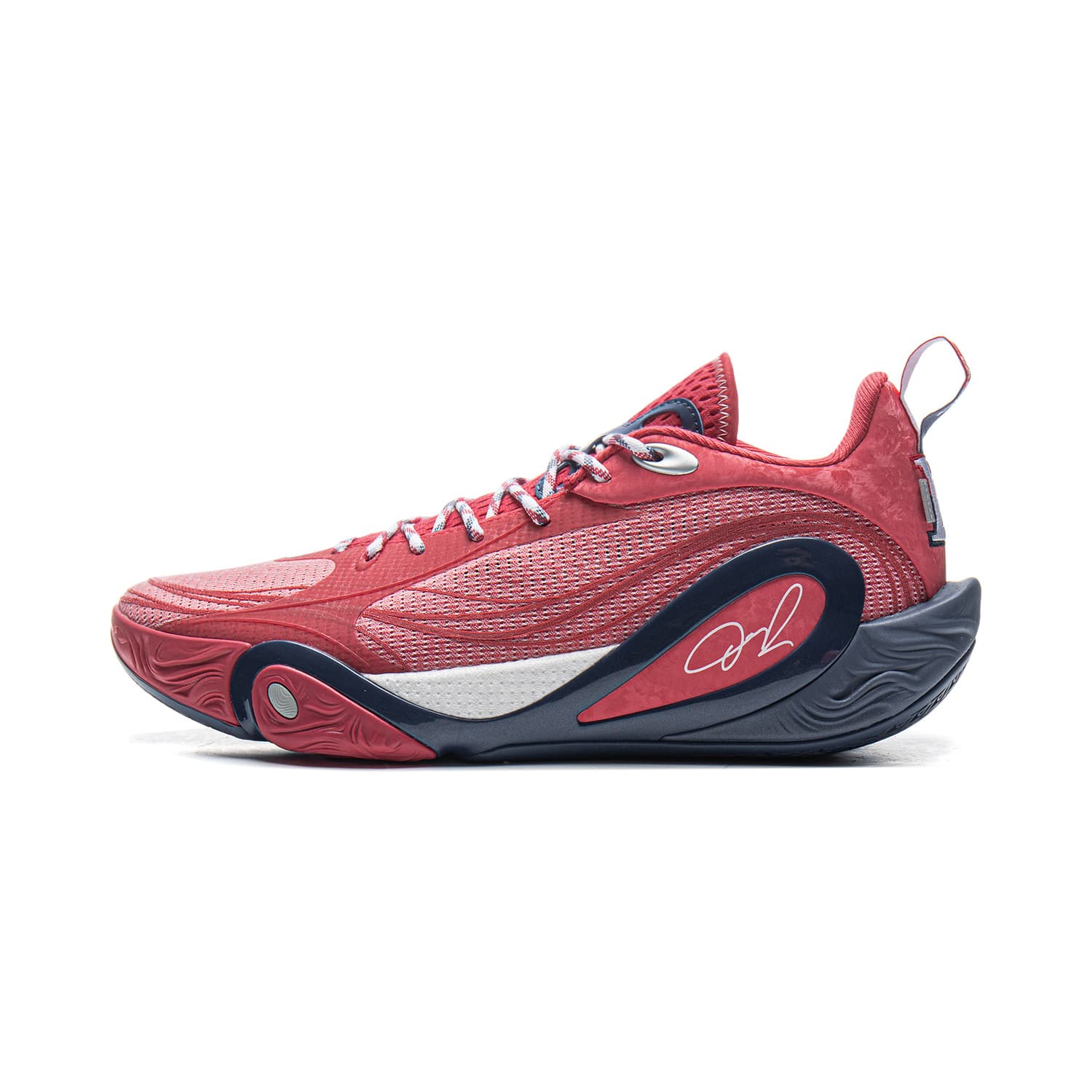 Кроссовки для баскетбола Li-Ning DLO1 Энергетический напиток Рассел 1-го поколения Технология LINING BOOM Стабильная поддержка и облегание Женская или мужская обувь низкой высоты Баскетбольные кроссовки Мужской Темно-красный - изображение 1