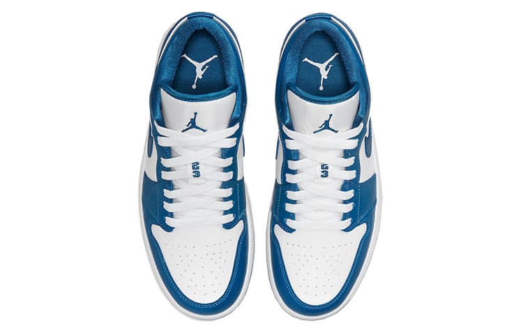 Ретро баскетбольные кроссовки Jordan Air Jordan 1 Low "Marina Blue" — фото 4