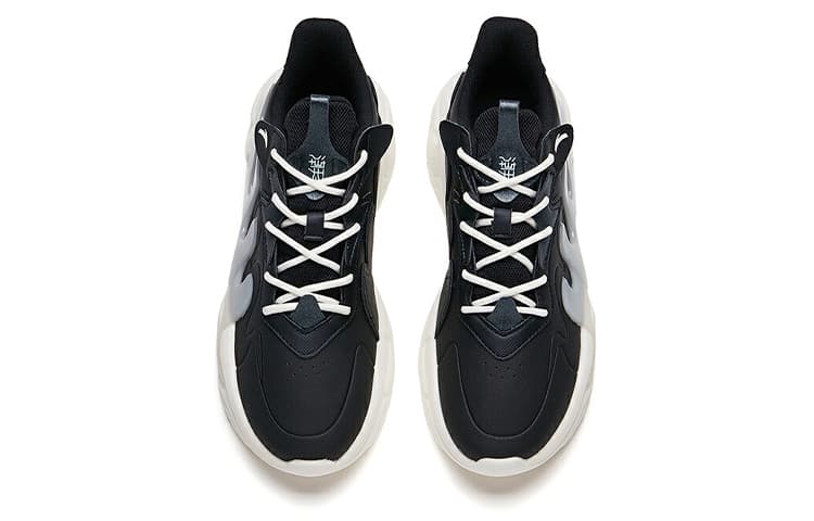 Кроссовки Anta Chaobai 2.0 Leather Low Sneakers Black White - изображение 3