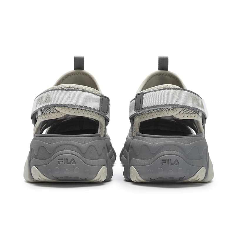Сандалии с ремешком FILA FLUID 5 SANDAL Кошачья лапа Каньонинг (сплав по горной реке) Девичий Пляжные сандалии Женские Коричневый Серебряный - изображение 5