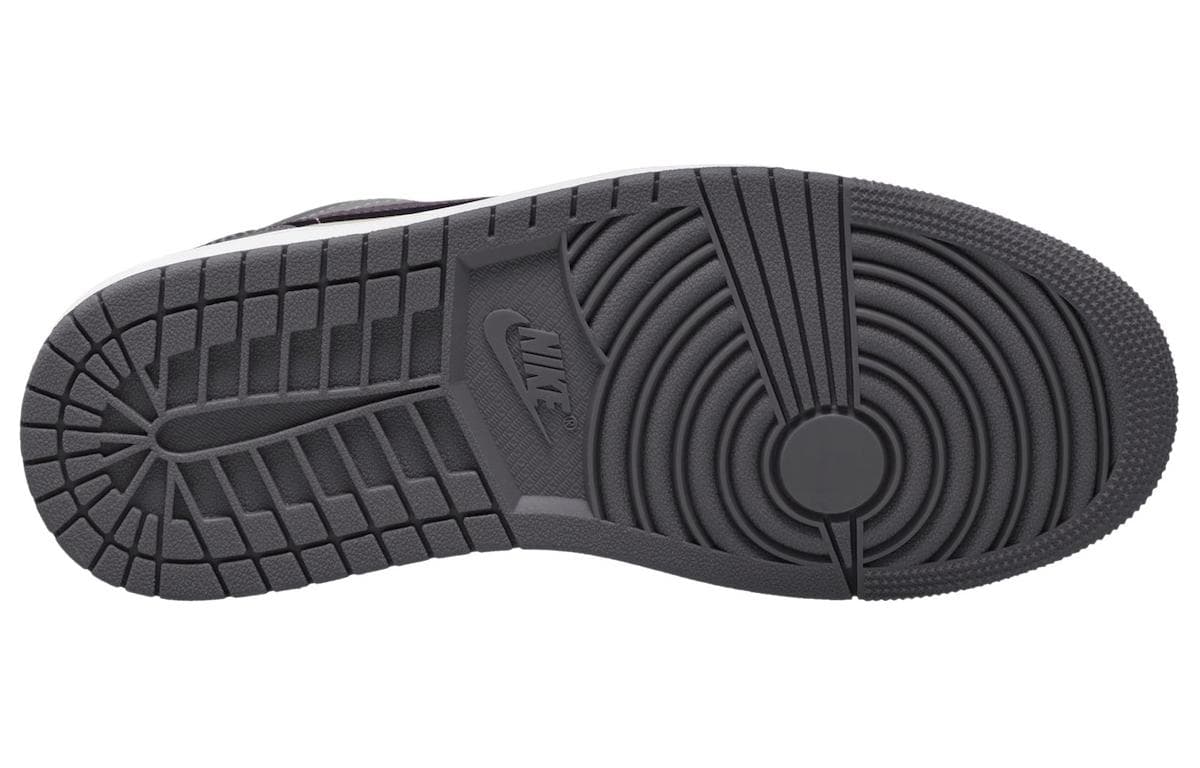 Ретро баскетбольные кроссовки Jordan Air Jordan 1 Low Retro "Dark Grey" - изображение 4