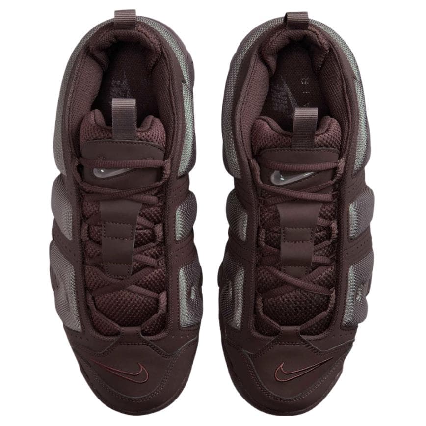 Кроссовки для баскетбола Nike Air More Uptempo Устойчивые к истиранию противоскользящие баскетбольные кроссовки с верхом MID Мужские Коричневые - изображение 4