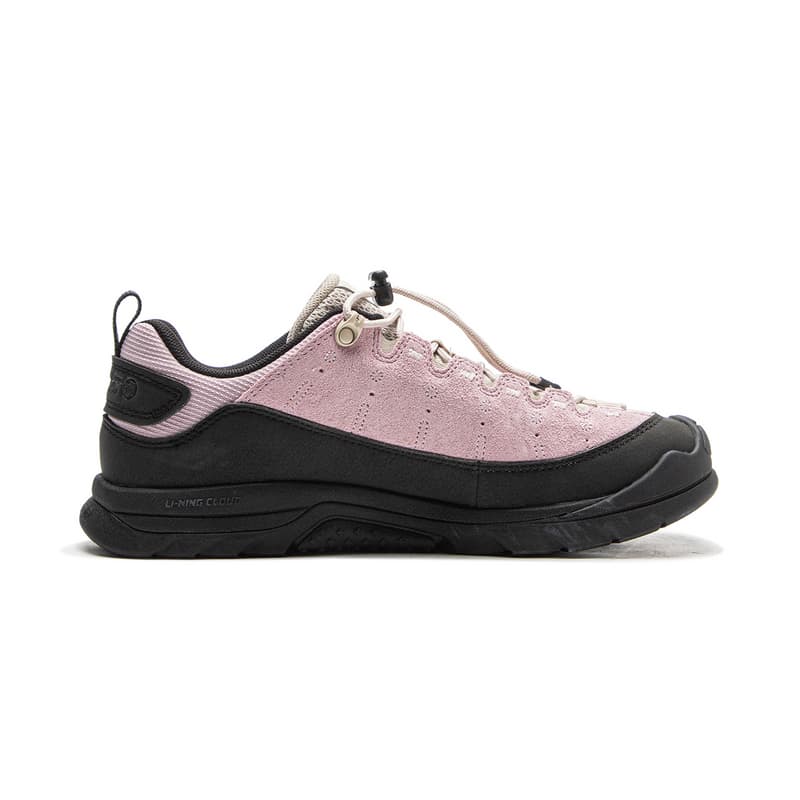 Кроссовки Li NING Outdoor Counterflow Linyun SE Синтетическая кожа Дышащий Low Топ Поход Обувь Унисекс Розовый - изображение 2