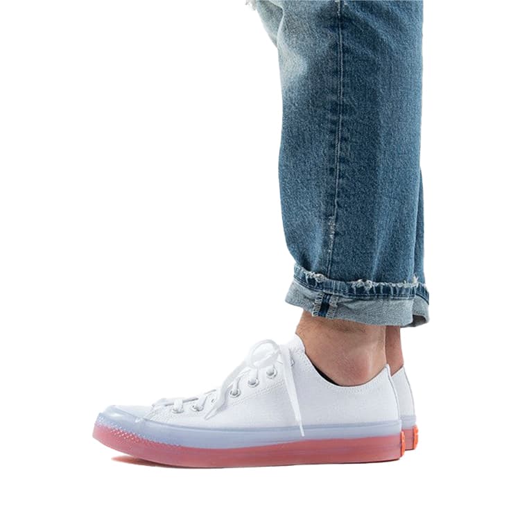 Кеды Converse Chuck Taylor Ox White Orange - изображение 7