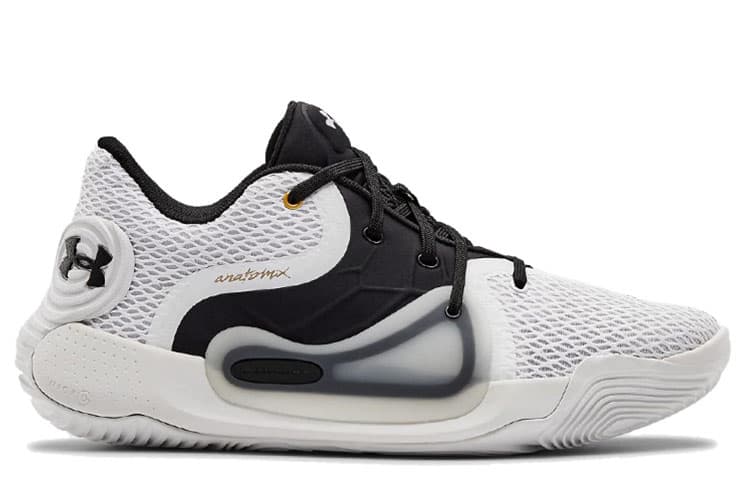 Кроссовки для баскетбола Under Armour Spawn 2 Black White - изображение 2