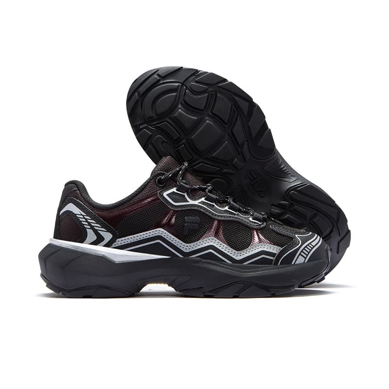 Кроссовки FILA FUSION GRAVEL Stratum Shoes Низкие массивные кроссовки Женские Черные - изображение 7