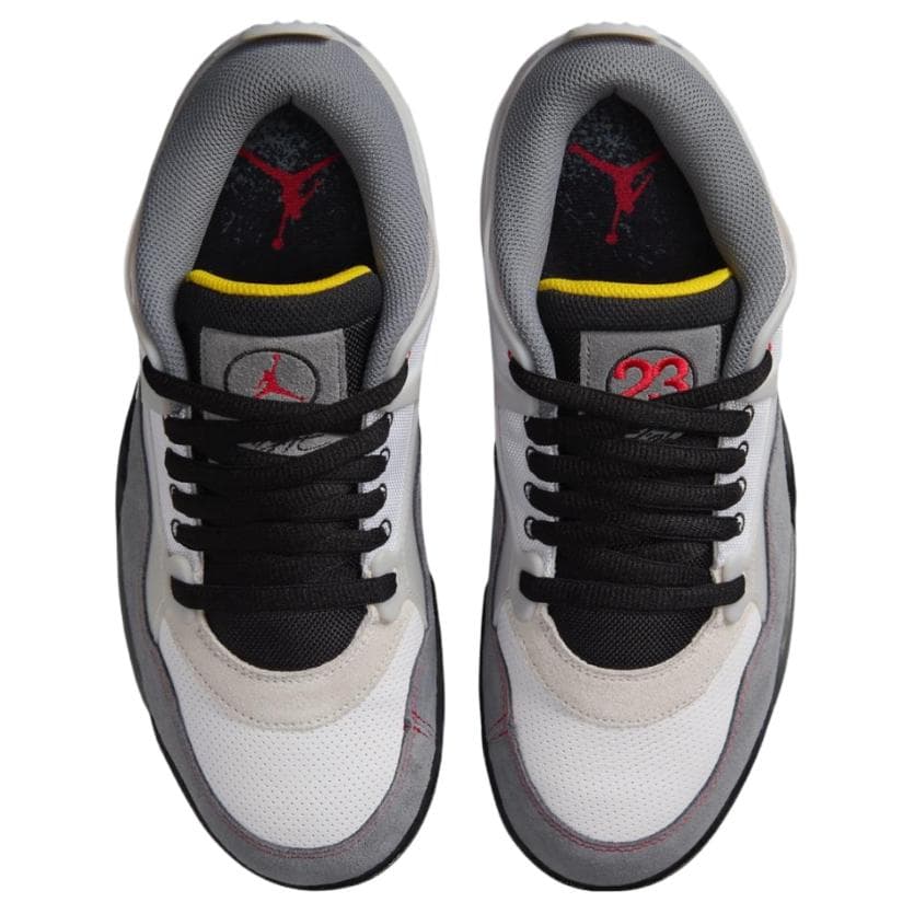 Ретро баскетбольные кроссовки Jordan Air Jordan 4 Retro Grey White - изображение 4