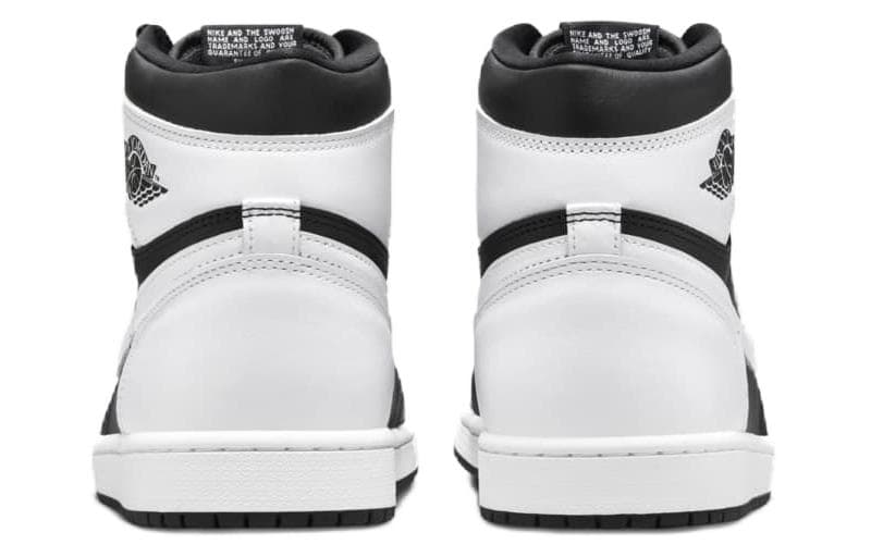 Ретро баскетбольные кроссовки Jordan Air Jordan 1 High OG "Black White" - изображение 5