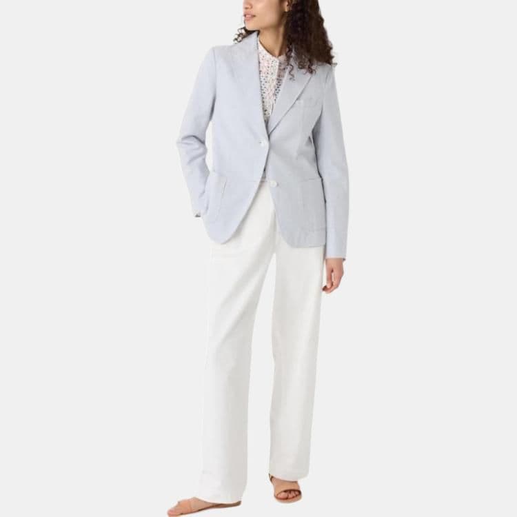 Куртка UNIQLO X Ines de la Fressange Куртки и Пальто Женские Светло-Серый - изображение 3