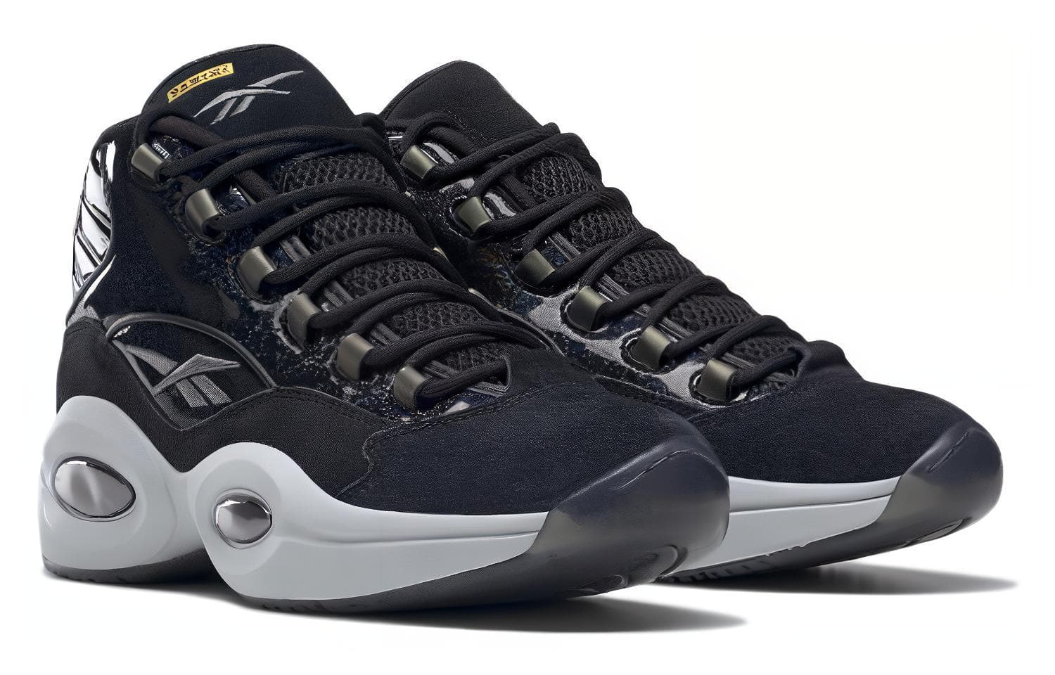 Ретро баскетбольные кроссовки Panini x Reebok Question Retro Basketball Shoes - изображение 3