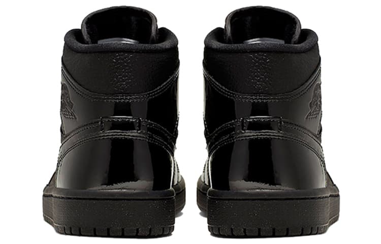 Ретро баскетбольные кроссовки Jordan Air Jordan 1 Mid Triple Black - изображение 4