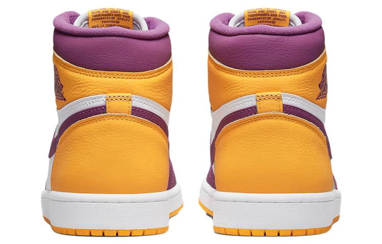 Ретро баскетбольные кроссовки Jordan Air Jordan 1 Retro High OG "University Gold and Light Bordeaux" - изображение 5