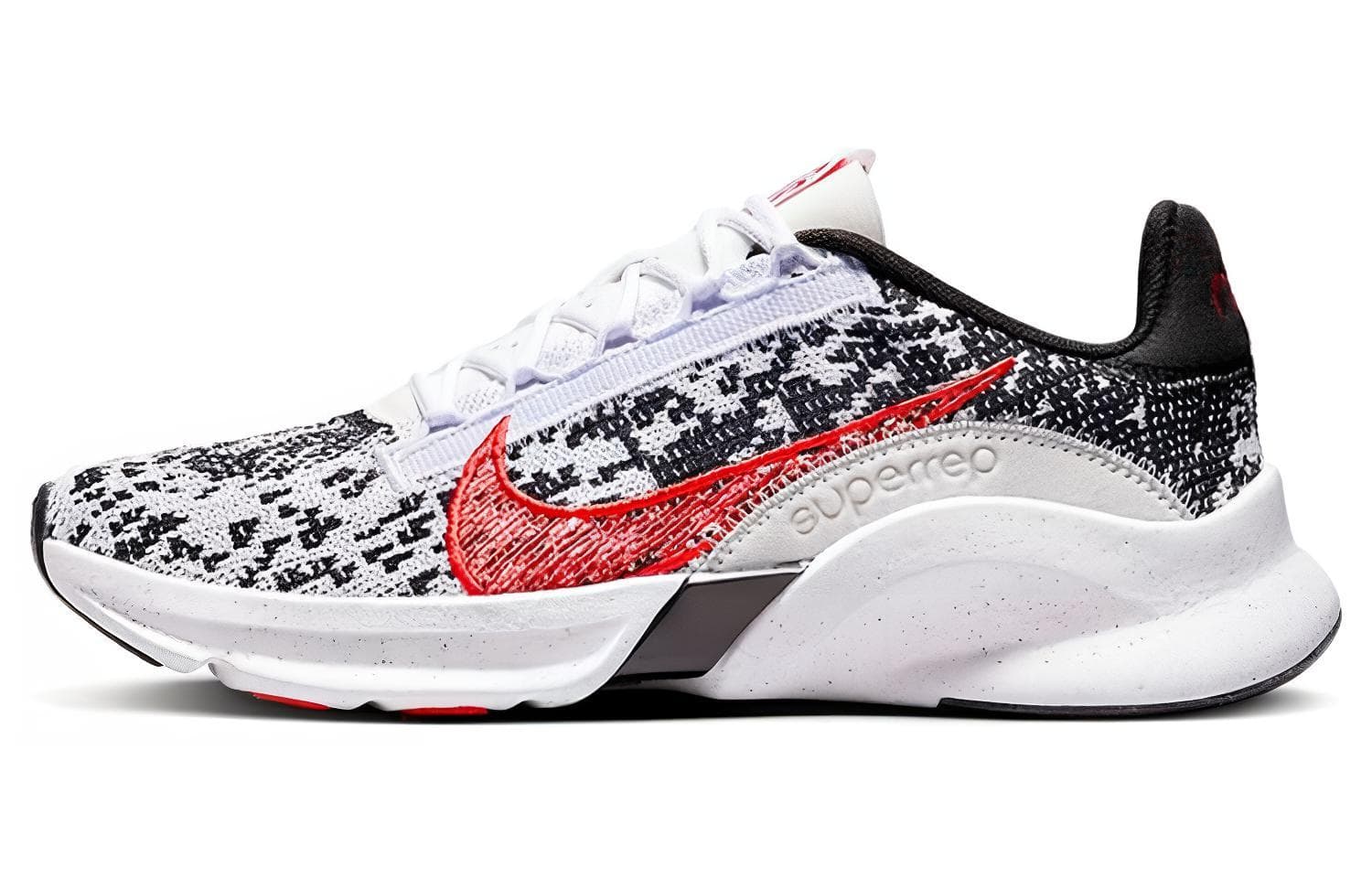 Кроссовки для спортзала Nike SuperRep GO 3 NN FK "White Picante Red" - изображение 1
