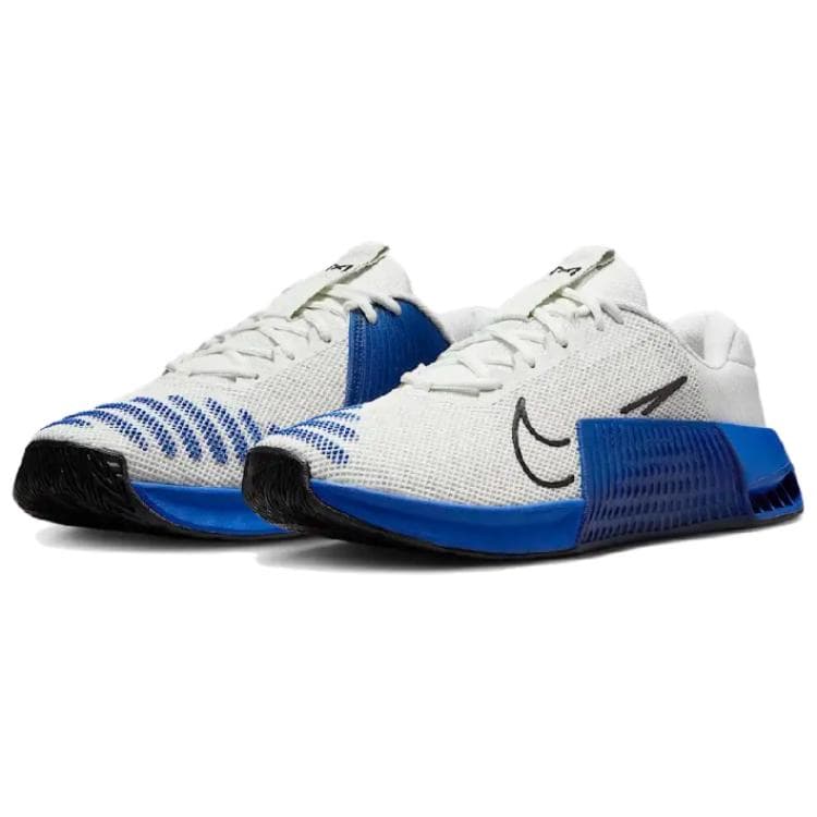 Кроссовки для спортзала Nike Metcon 9 Противоскользящие Устойчивые к истиранию Низкие Кроссовки для тренировок Мужские Белые Синие - изображение 3