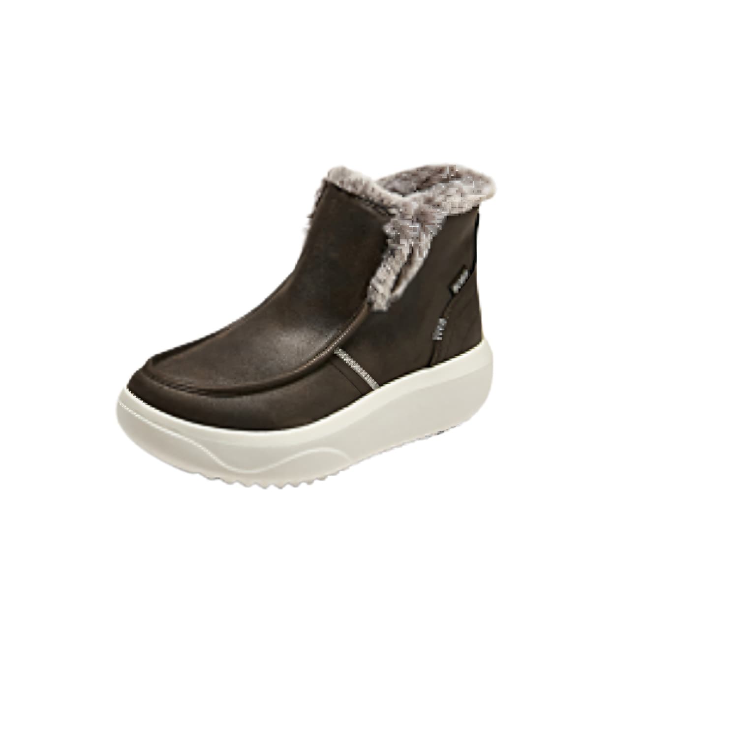 Ботинки зимние Skechers Короткие Сноубутсы Женские Коричневые - изображение 3