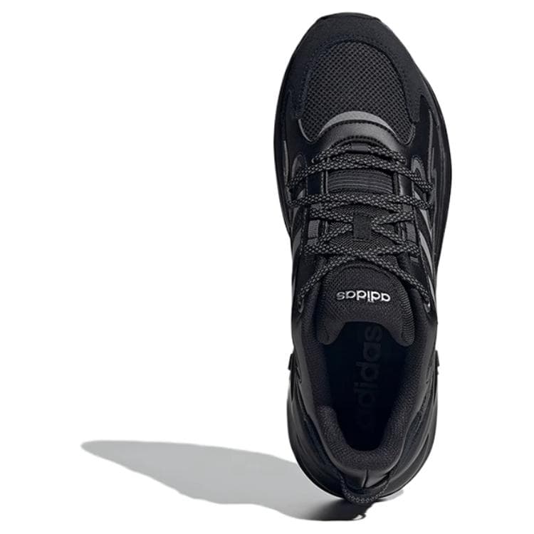 Кроссовки Adidas OZWAVE SURGE Комфортные Низкие Кроссовки с Толстой Подошвой Унисекс Черные Серебряные - изображение 5