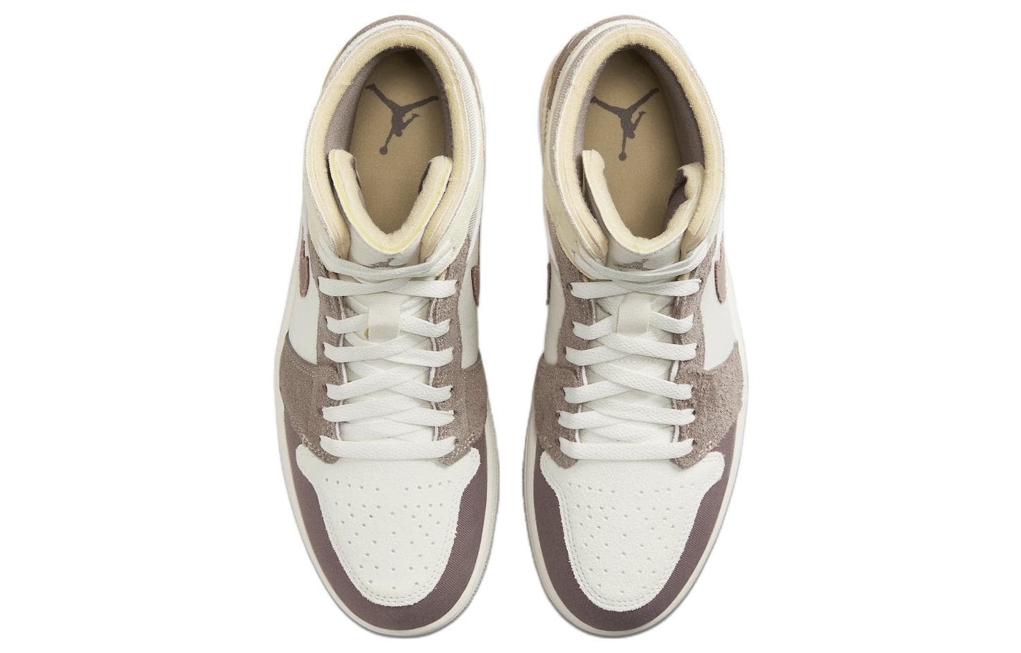 Ретро баскетбольные кроссовки Jordan Air Jordan 1 Mid Craft "Inside Out" - изображение 4
