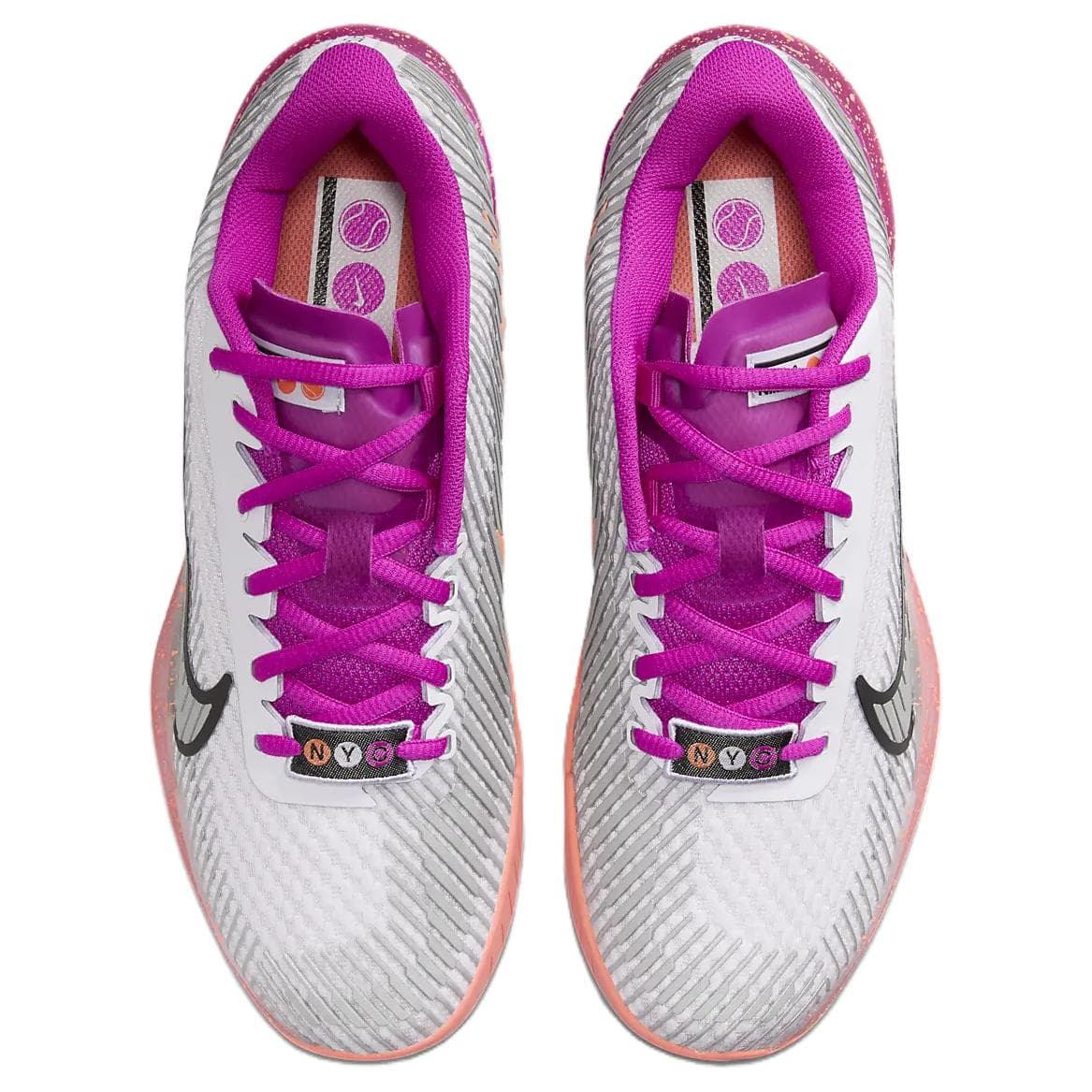 Кроссовки для тенниса Nike Court Vapor Амортизация Низкие Теннисные Кроссовки Женские Фиолетовые - изображение 4