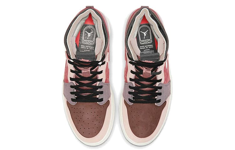 Ретро баскетбольные кроссовки Jordan Air Jordan 1 High Zoom Air CMFT "Rust" - изображение 4