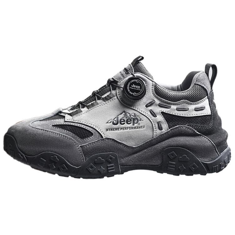 Кроссовки Jeep Ткань устойчивая к истиранию низкий топ походная обувь мужская серый - изображение 1