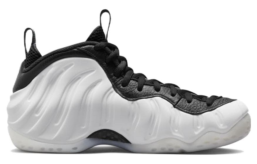 Ретро баскетбольные кроссовки Nike Air Foamposite One "White and Black" - изображение 2