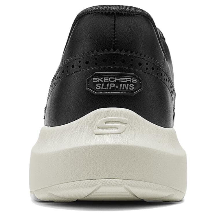 Skechers Повседневный Синтетическая кожа Повседневные кожаные туфли Мужской Черный - изображение 3